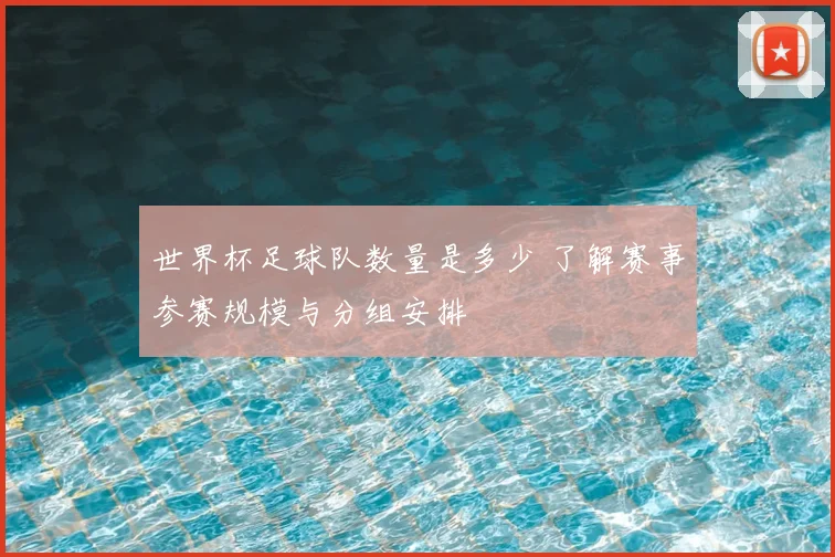 世界杯足球队数量是多少 了解赛事参赛规模与分组安排